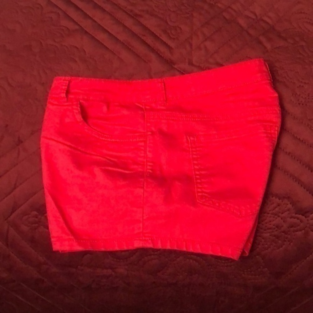 Red shorts